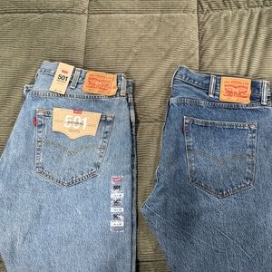 Levi's Classic 501 Straight Men's Jeans in Light Blue